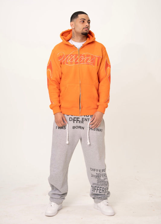 Orange "Different Visions Zip"