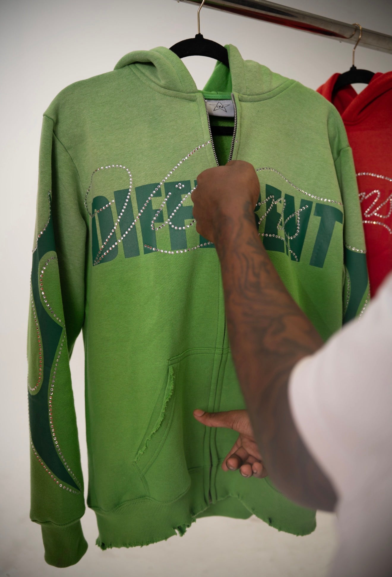 Green "Different Visions Zip"